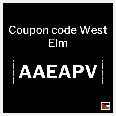 West Elm Coupon (AAEAPV) Verified West Elm Coupon