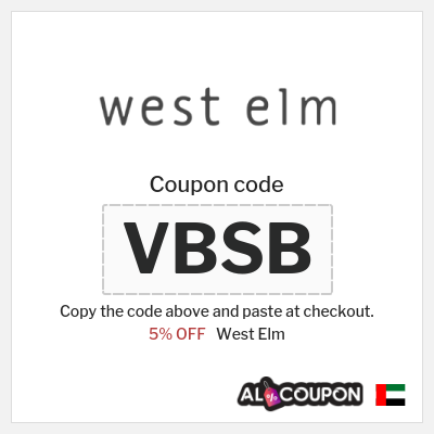 West Elm Coupon (VBSB) West Elm Discount Code 2025