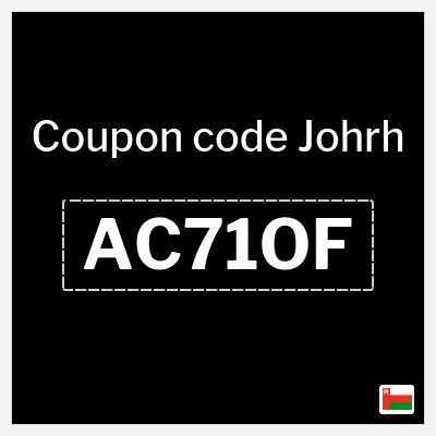 Coupon for Johrh (AC71OF) 5% Coupon code
