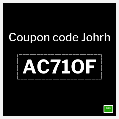 Coupon for Johrh (AC71OF) 5% Coupon code