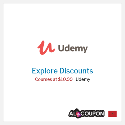 Coupon discount code for Udemy Discounts up to 75%