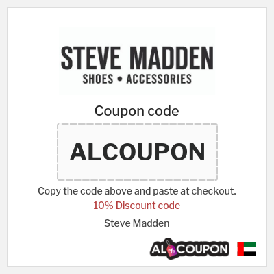 Coupon for Steve Madden (ALCOUPON) 10% Discount code