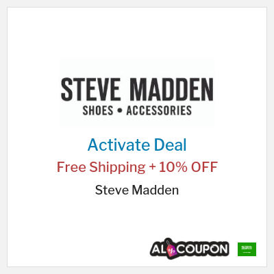 Free Shipping for Steve Madden Free Shipping + 10% OFF