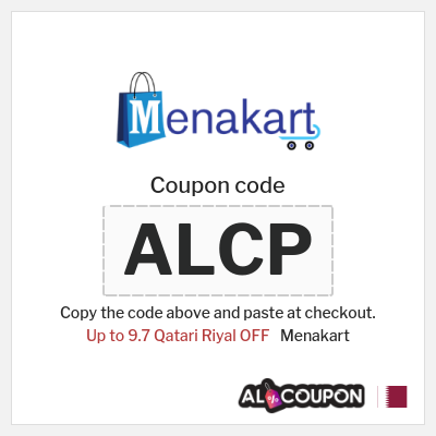 Coupon for Menakart (ALCP) Up to 9.7 Qatari Riyal OFF