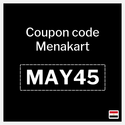Coupon for Menakart (MAY45) Up to 609.8 Egyptian pound OFF