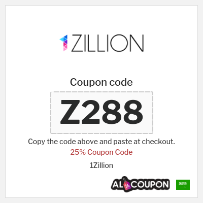 Coupon for 1Zillion (Z288) 25% Coupon Code