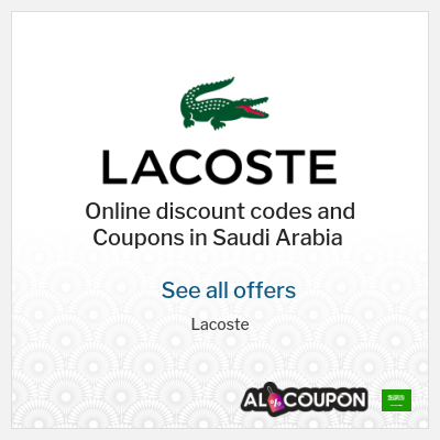 Coupon for Lacoste (M6) 15% OFF