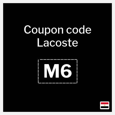 Coupon for Lacoste (M6) 15% OFF
