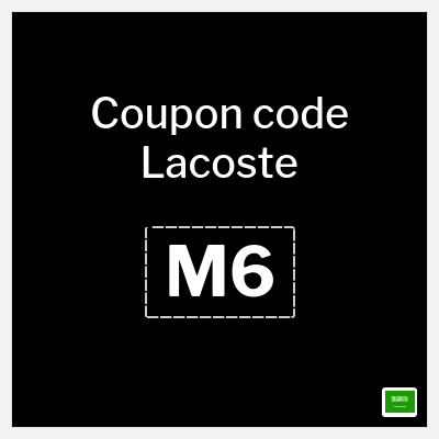 Coupon for Lacoste (M6) 15% OFF