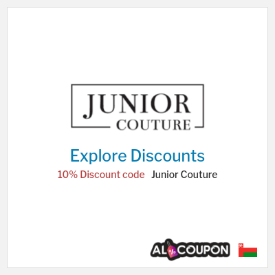 Sale for Junior Couture 10% Discount code