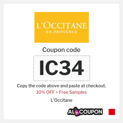 Coupon discount code for L'Occitane Offers & Free Shipping