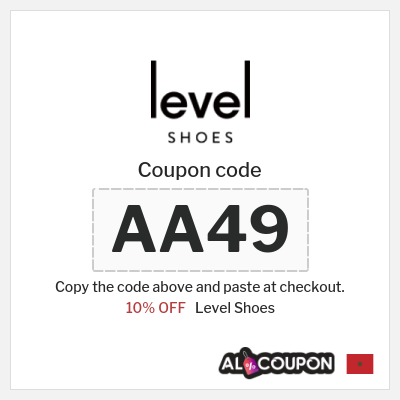 Coupon discount code for Level Shoes 10% OFF