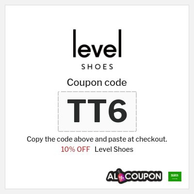 Coupon discount code for Level Shoes 10% OFF