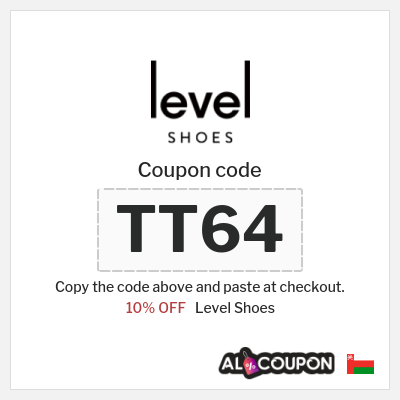 Coupon discount code for Level Shoes 10% OFF