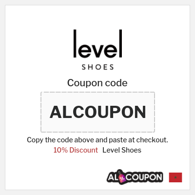 Coupon discount code for Level Shoes 10% OFF