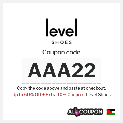 Coupon discount code for Level Shoes 10% OFF Coupon Codes