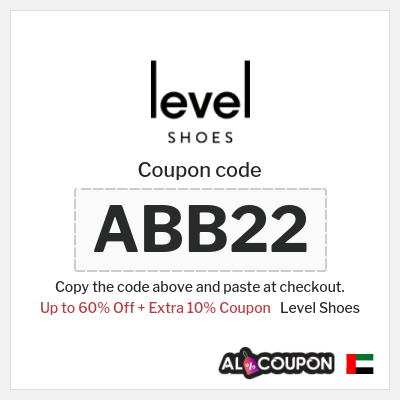Coupon discount code for Level Shoes 10% OFF Coupon Codes