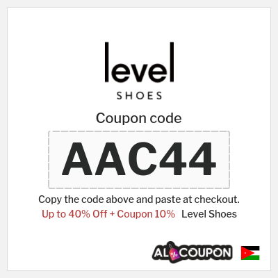 Coupon discount code for Level Shoes 10% OFF Coupon Codes