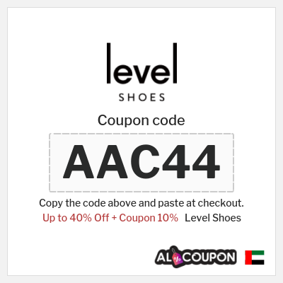 Coupon discount code for Level Shoes 10% OFF Coupon Codes
