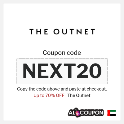 Coupon for The Outnet (NEXT20) Up to 70% OFF