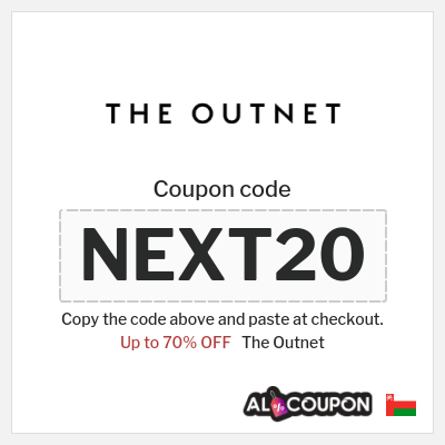 Coupon for The Outnet (NEXT20) Up to 70% OFF