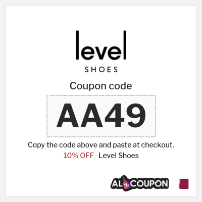 Coupon for Level Shoes (AA49) 10% OFF
