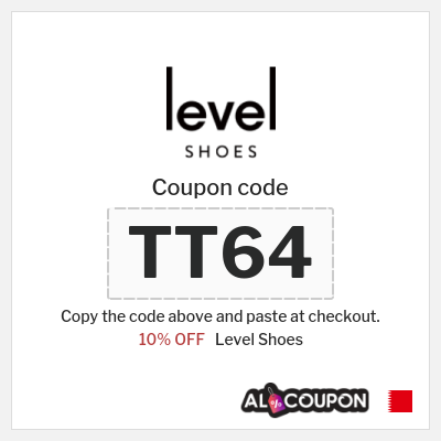 Coupon for Level Shoes (TT64) 10% OFF