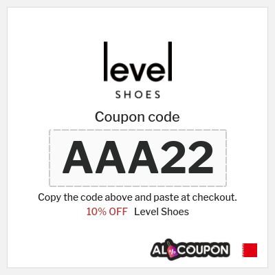 Level Shoes Coupon (AAA22) Level Shoes discount code 2026