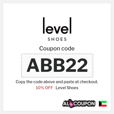 Coupon for Level Shoes (ABB22) 10% OFF