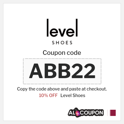 Level Shoes Coupon (ABB22) Level Shoes discount code 2026