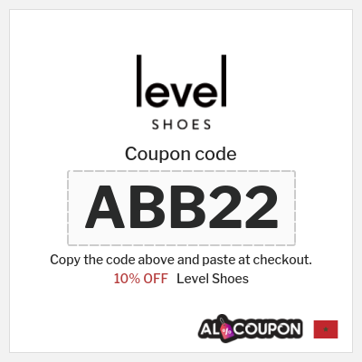 Level Shoes Coupon (ABB22) Level Shoes discount code 2026