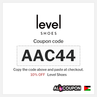Level Shoes Coupon (AAC44) Level Shoes discount code 2026