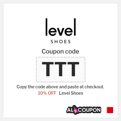 Coupon for Level Shoes (TTT) 10% OFF