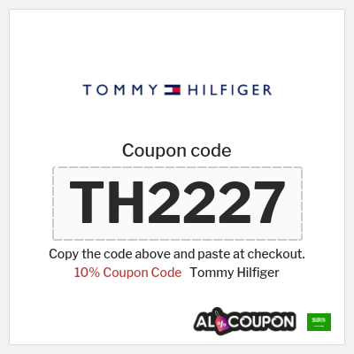 Coupon for Tommy Hilfiger (TH2227) 10% Coupon Code