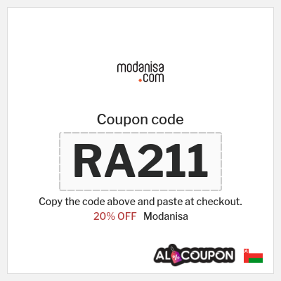 Coupon discount code for Modanisa 20% OFF Discount Codes