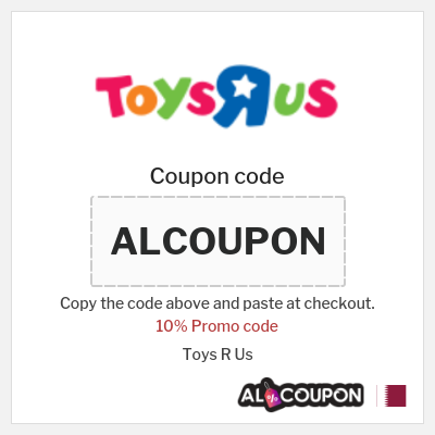 Coupon discount code for Toys R Us 10% Exclusive discount