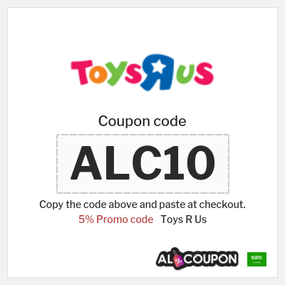 Coupon discount code for Toys R Us 10% Exclusive discount