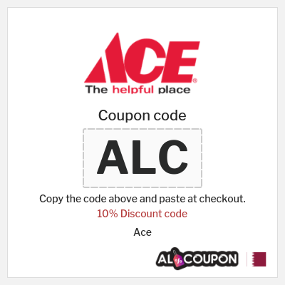 Coupon discount code for Ace 10% OFF