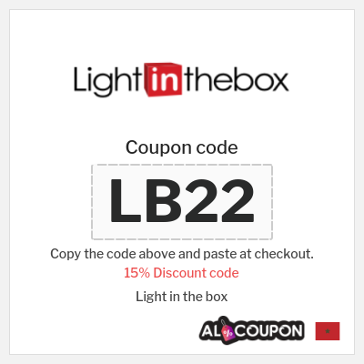 Coupon discount code for Light in the box 15% OFF promo code