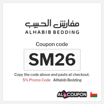 Coupon discount code for AlHabib Bedding 100% Verified Coupons