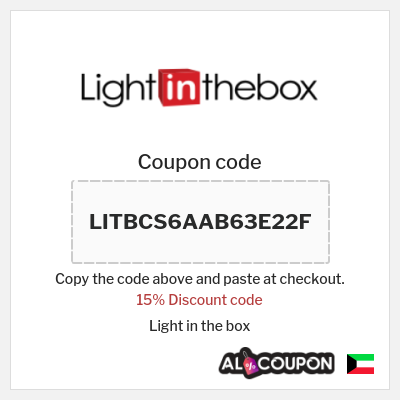 Coupon for Light in the box (LITBCS6AAB63E22F) 15% Discount code