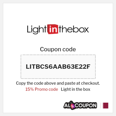Coupon for Light in the box (LITBCS6AAB63E22F) 15% Promo code