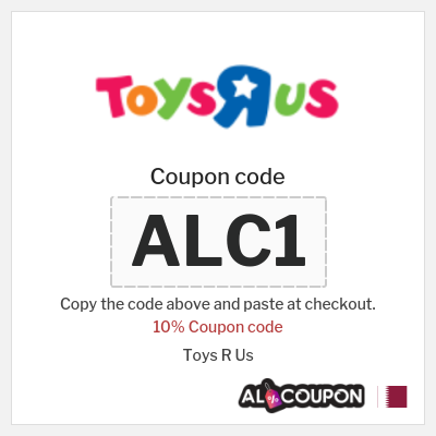 Coupon for Toys R Us (ALC1) 10% Coupon code