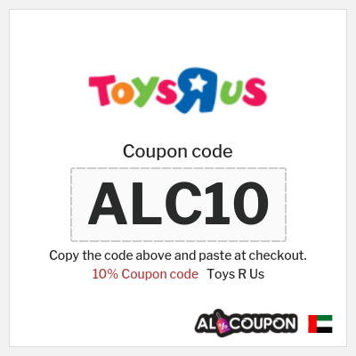 Coupon for Toys R Us (ALC10) 10% Coupon code