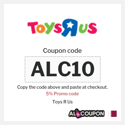Coupon for Toys R Us (ALC10) 5% Promo code