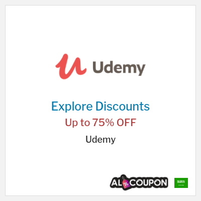 Sale for Udemy Up to 75% OFF