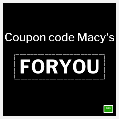 Coupon discount code for Macy's 30% OFF