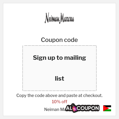 Neiman marcus discount promo code 15