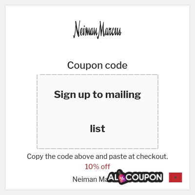 Neiman marcus discount coupon retailmenot