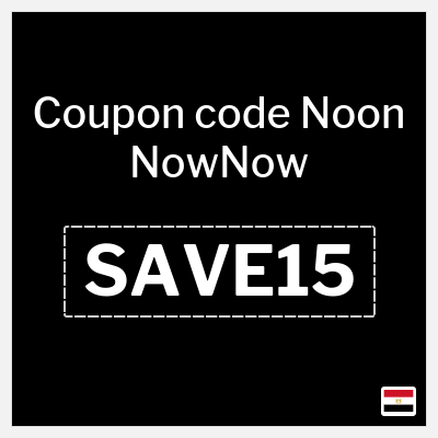 Coupon discount code for Noon NowNow Offers Up to 50%